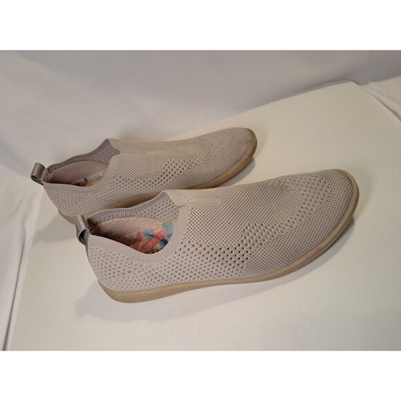BORN Antero Beige Knit Textured Fabric Slip-On Loafer Machine Washable Size 8.5M - Picture 5 of 7